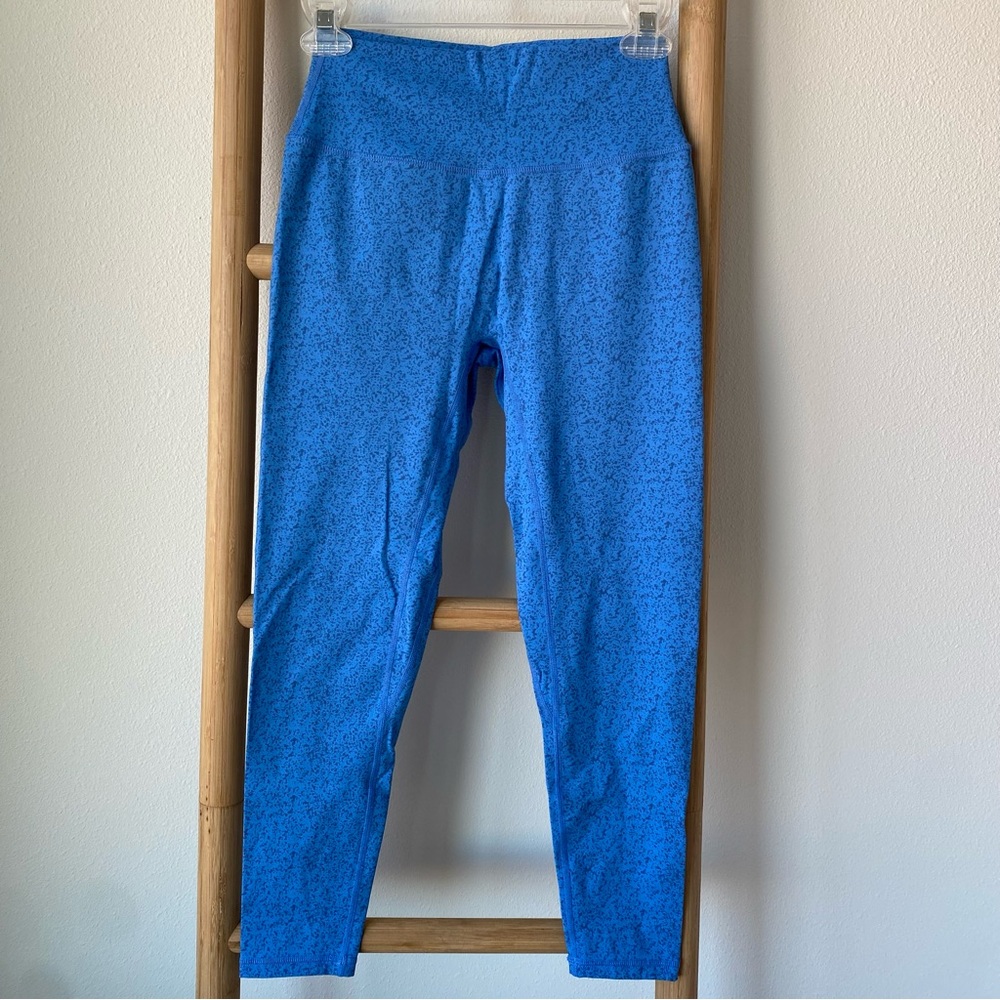 Zyia Speckled Blue Vivant Hi-rise Leggings 7/8 24” (Size 6-8)